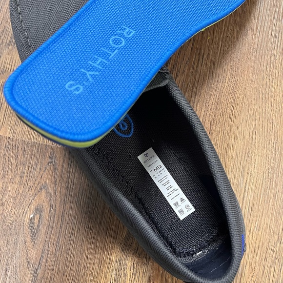 Rothy’s Mens New Driving Shoes - graphite grey - size 13 NWOB - Picture 4 of 7